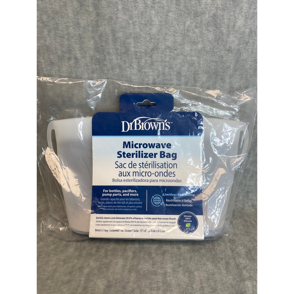 Dr. Brown's Microwave‎ Steam Sterilizer Bag for Bottles Pacifiers NEW